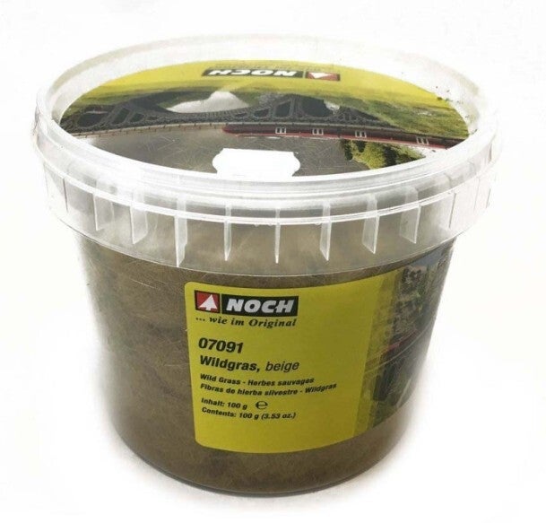 NOCH 07091 Wildgras, beige, 6 mm, 100 g Dose
