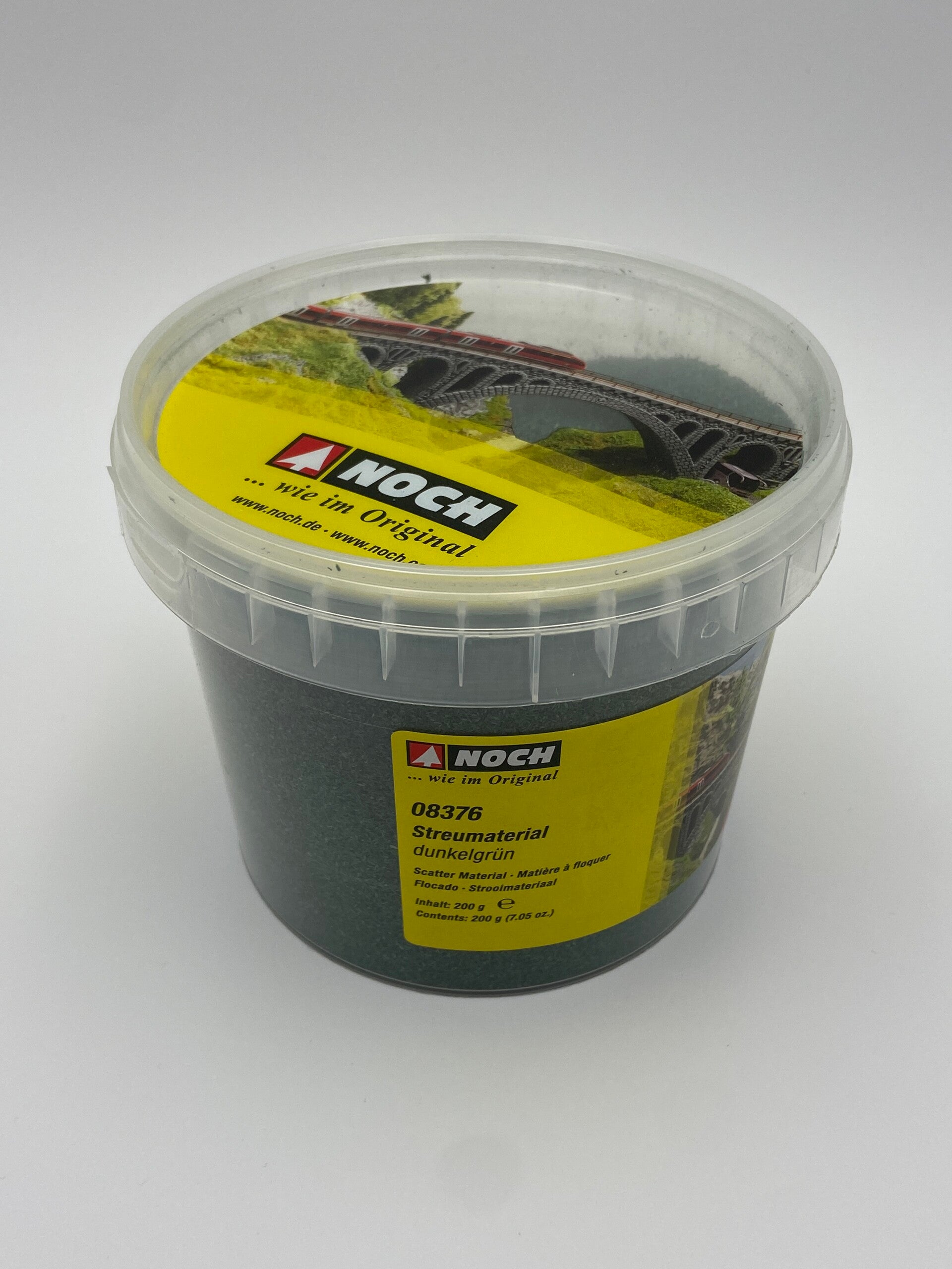 NOCH 08376 Streumaterial, dunkelgrün, 200 g Dose