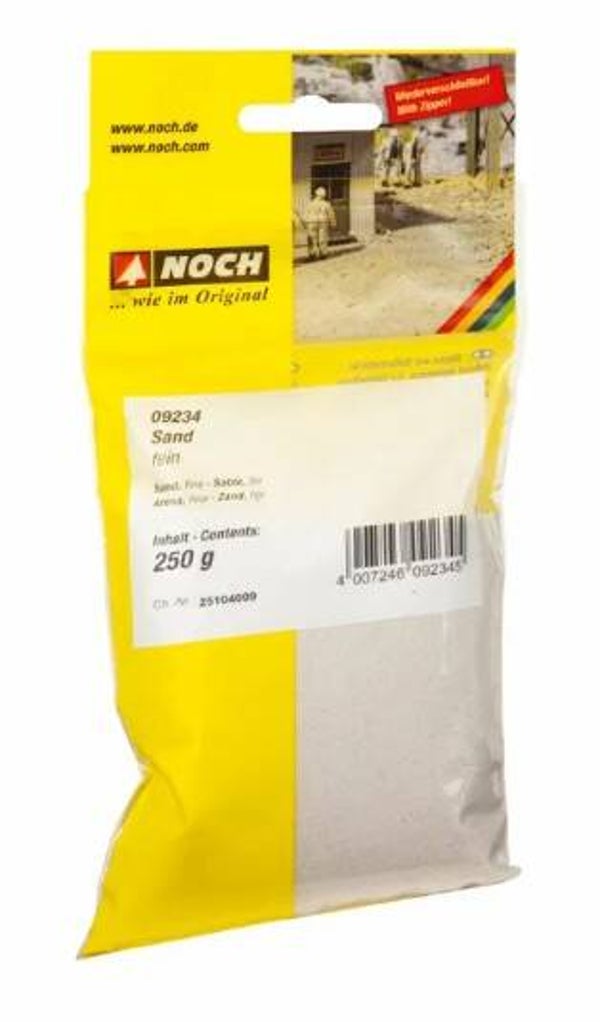 NOCH 09234 Sand, fein, 250 g Beutel