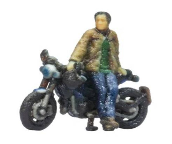 NOCH 10908 Café Racer Motorrad, stehend