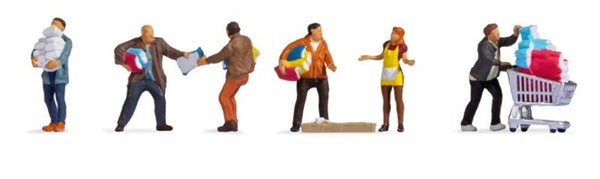 NOCH 15519 Menschen beim Hamsterkauf