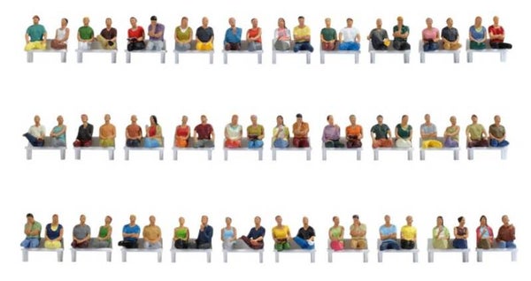 NOCH 16072 Mega-Spar-Set "Sitzende Passagiere"