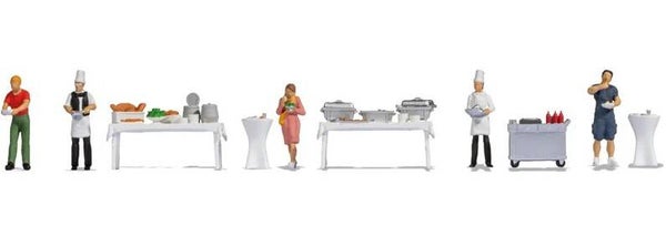 NOCH 16276 Figuren-Themenwelt "Buffet"