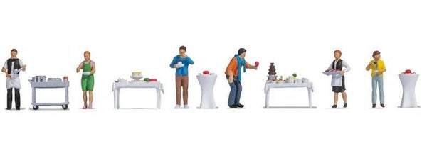 NOCH 16277 Figuren-Themenwelt "Buffet"