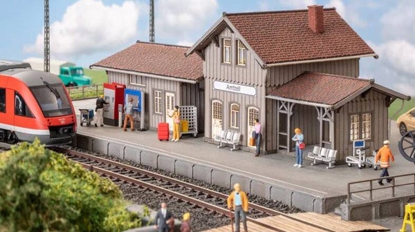 NOCH 16401 3D-Kit "Bahnhof & Bahnsteig"