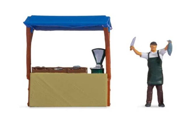 NOCH 16503 Tiny-Scenes "Fischstand"