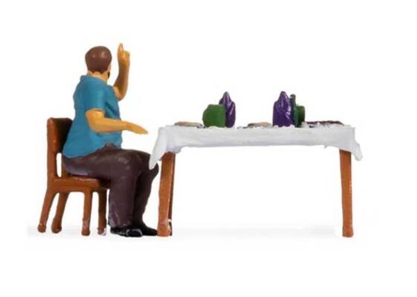 NOCH 16514 Tiny-Scenes "Mittagessen"