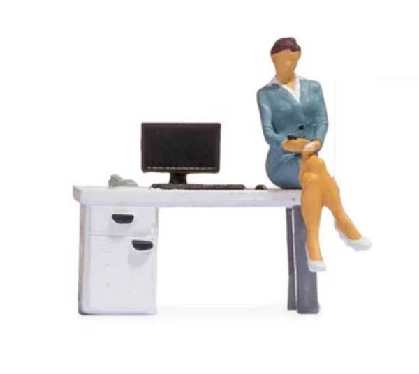 NOCH 16517 Tiny-Scenes "Im Büro"