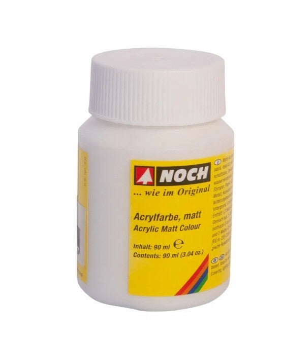 NOCH 61190 Acrylfarbe, matt, weiss, 90 ml