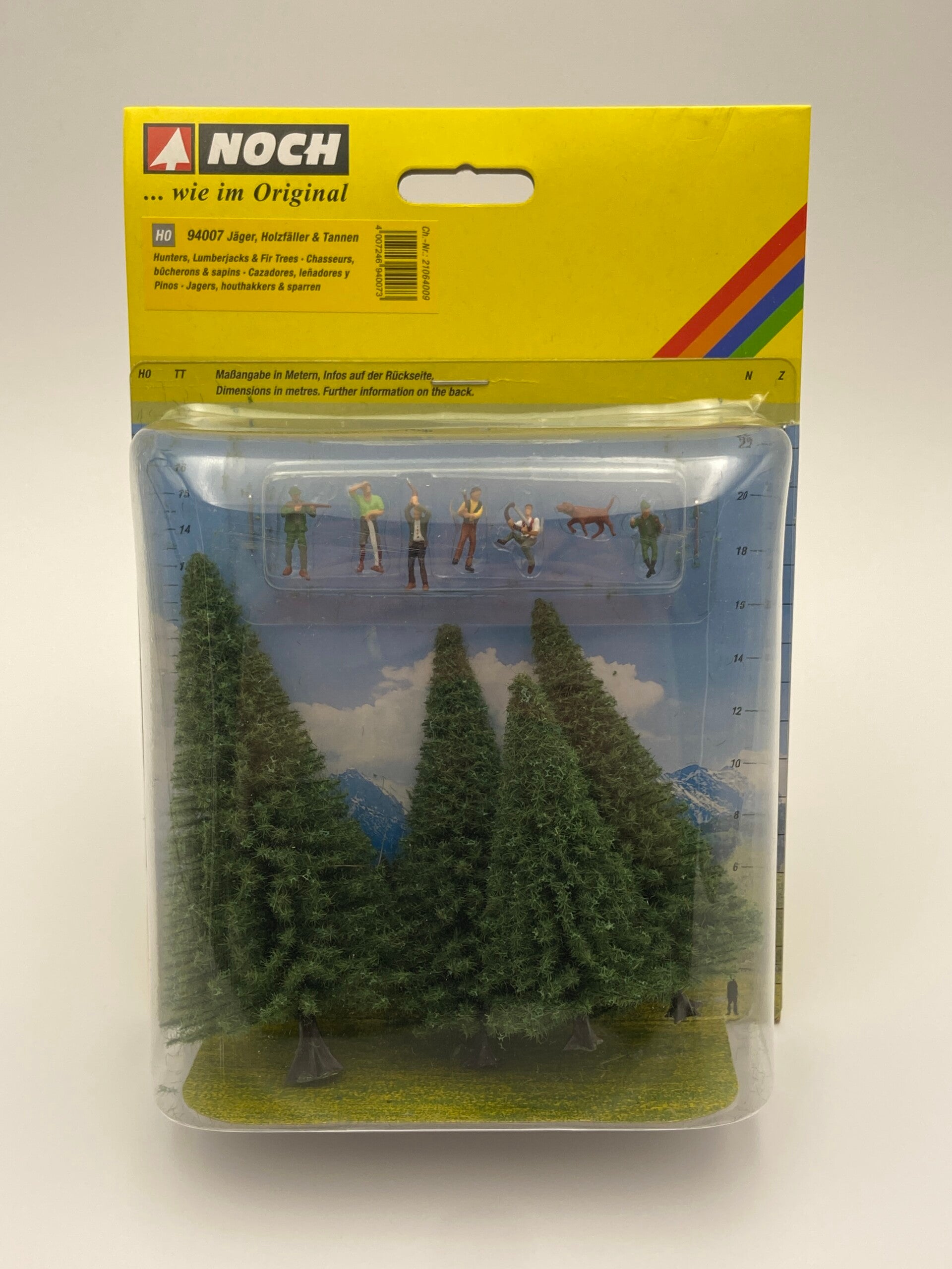 NOCH 94007 Jäger, Holzfäller & Tannen