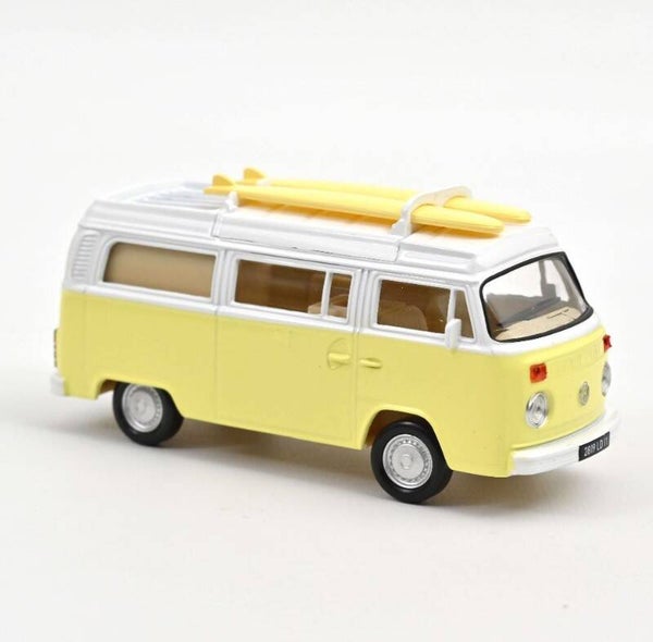 Norev 841109 1:43 VW Combi T2b Camper Van, pastellgelb, Bj 1973, Jet-Car
