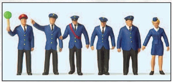 Preiser 10011 Bahnpersonal DB