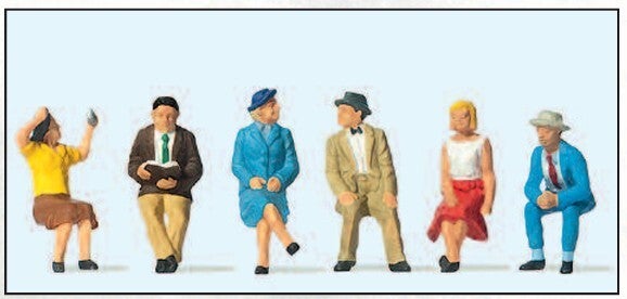 Preiser 10021 Sitzende Personen