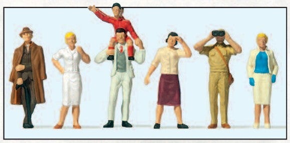 Preiser 10026 Stehende Zuschauer