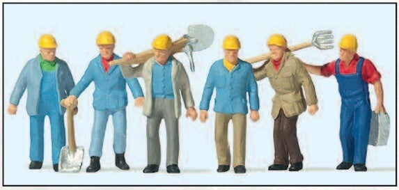 Preiser 10033 Gleisbauarbeiter