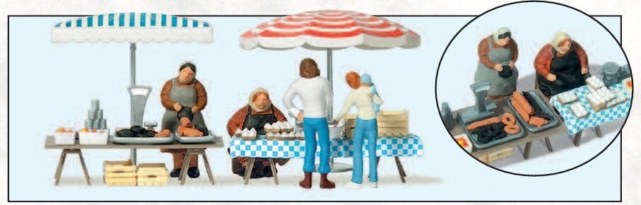 Preiser 10052 Marktstände