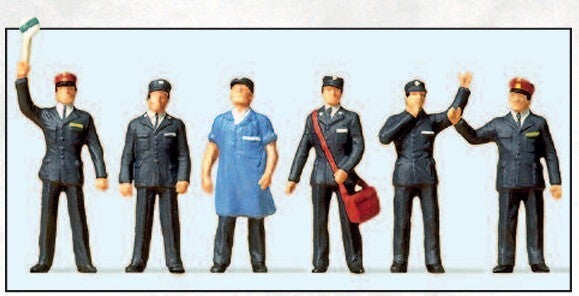 Preiser 10087 Schweizerisches Bahnpersonal