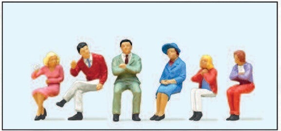 Preiser 10096 Sitzende Personen