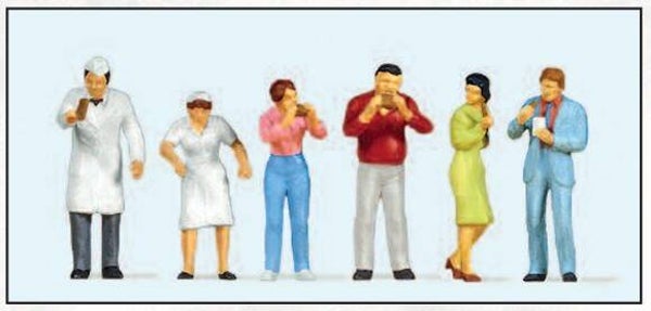 Preiser 10109 Am Verkaufswagen