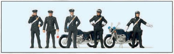 Preiser 10175 Carabinieri, 2 Motorräder