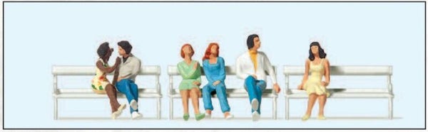 Preiser 10180 Sitzende Paare