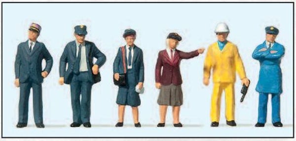 Preiser 10244 Belgisches Bahnpersonal