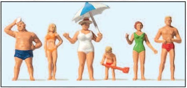 Preiser 10283 Familie Krause am Strand