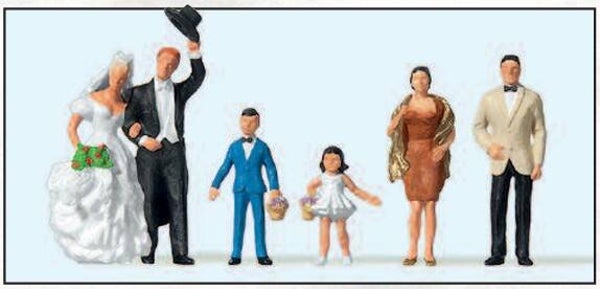 Preiser 10339 Brautpaar, Gäste