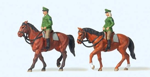 Preiser 10390 Berittene Polizei, Deutschland