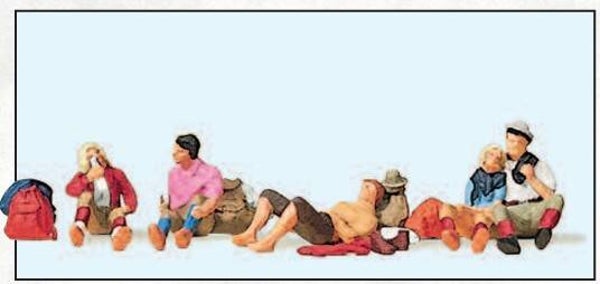 Preiser 10442 Rastende Wanderer