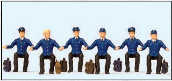 Preiser 10557 Lokführer DB, sitzend (für Diesel-Lok)