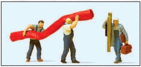 Preiser 10568 Handwerker, Teppich