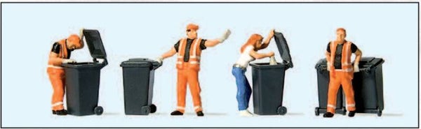 Preiser 10651 Leerung der Restmülltonne