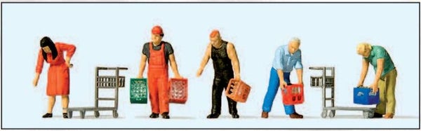 Preiser 10656 Im Getränkemarkt