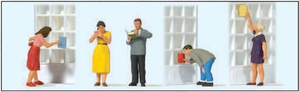 Preiser 10675 In der Buchhandlung (ohne Regale)