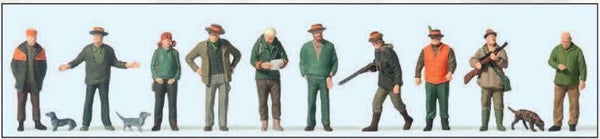 Preiser 10803 Jäger und Jagdhelfer