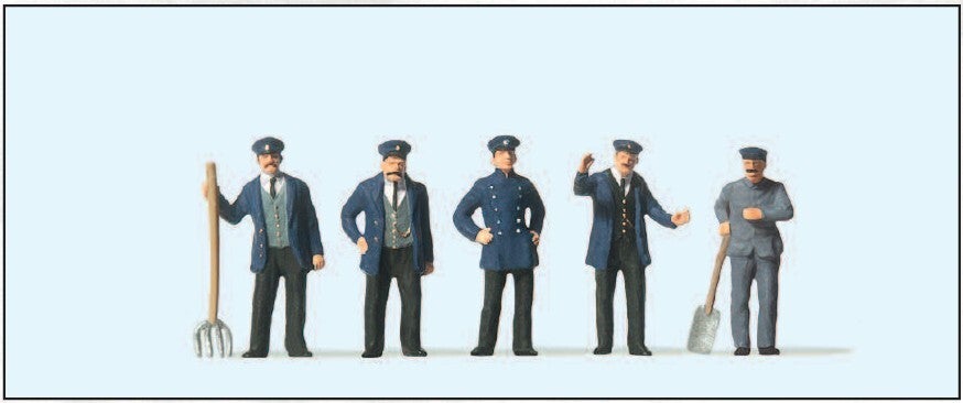 Preiser 12191 Lokführer, Heizer, Bahnbedienstete, ca. 1890-1925