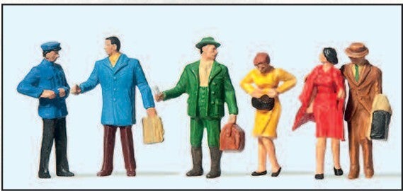 Preiser 14029 An der Bahnsteigsperre