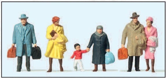 Preiser 14043 Gehende Reisende