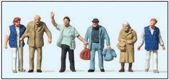 Preiser 14046 Bahnhofsmission, Reisende