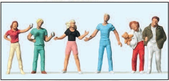 Preiser 14065 Jugendliche Passanten