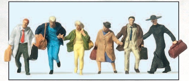 Preiser 14068 Reisende in großer Eile