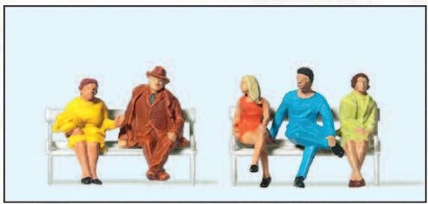 Preiser 14101 Sitzende Personen