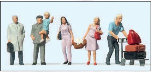 Preiser 14122 Reisende am Bahnhof