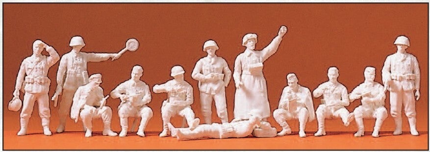 Preiser 16501 Rastende Infanterie, Feldgendarmen, Deutsches Reich 1939-45