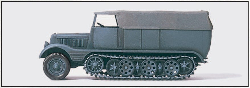 Preiser 16538 Halbketten-Zugmaschine 3 to (SdKFz 11), Deutsches Reich 1939-45