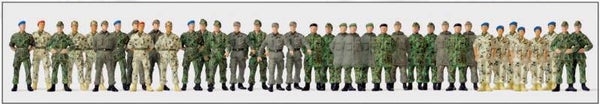 Preiser 16543 Soldaten, gehend und stehend, Bundeswehr, BRD