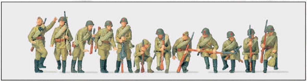 Preiser 16545 Infanteristen aufgesessen, UdSSR 1942