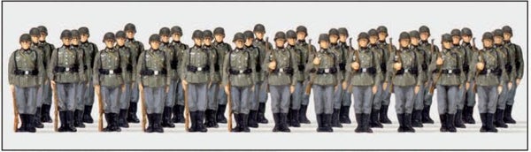 Preiser 16573 Infanterie angetreten, Deutsches Reich 1939-45