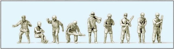 Preiser 16618 Geschützbedienung zur 8,8 cm Flak, Deutsches Afrika Korps 1941-43
